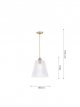 Large Pendant Ceiling Light, Antique Brass