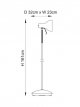 Floor Lamp, Chrome
