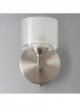 Single Wall Light, Satin Chrome